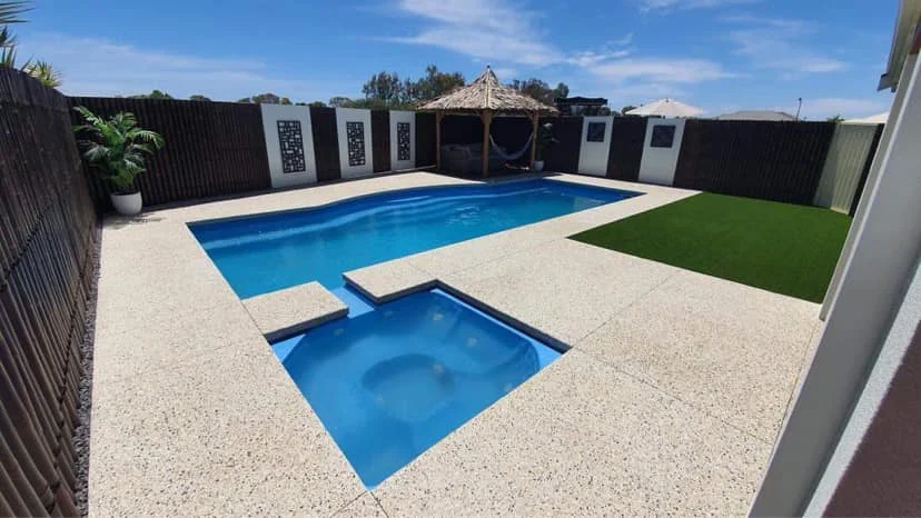exposed aggregate concrete job completed in narre warren north