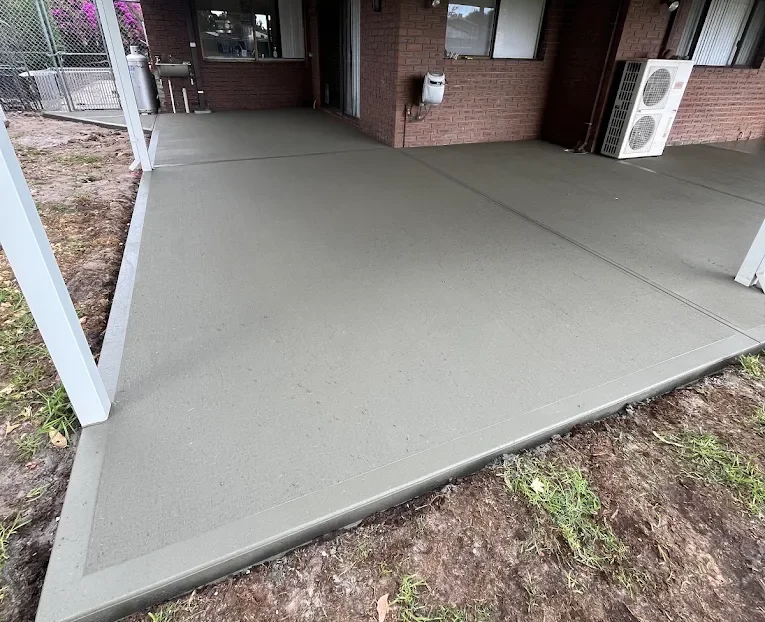 Concrete entrance job completed in pakenham